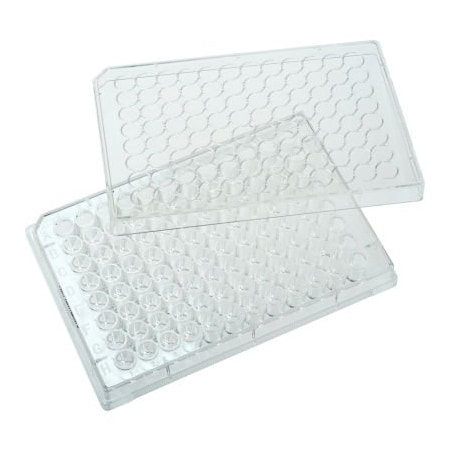 Celltreat CELLTREAT  96 Well Tissue Culture Plate with Lid, Individual, Sterile 229196